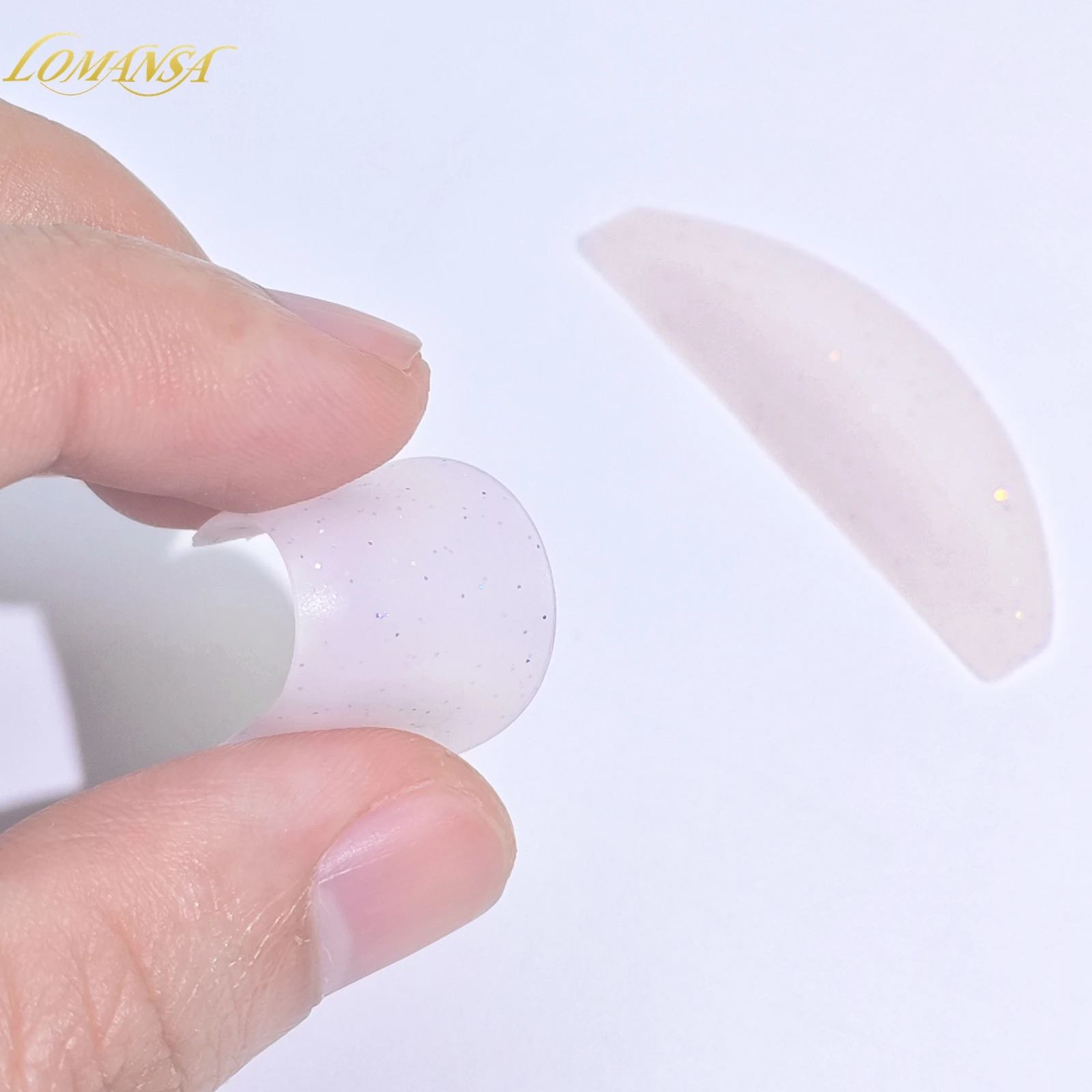 Lomansa 2 Stück Koreanische Wimpernlifting-Pads Flache Silikon-Pads für Dauerwellen-Lotion Nr. 1 Wimpern-Weichmacher-Pads Make-up-Tool – Detail 5