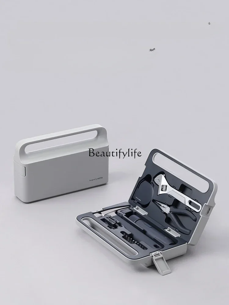 Household Toolbox Compartment Electric Screwdriver Multi-Functional Household Maintenance Compact Storage Box