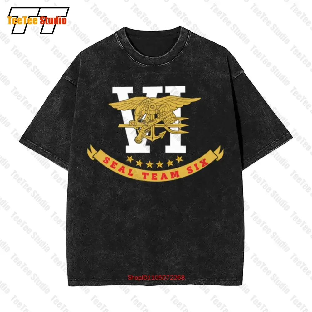 Nswdg Seal Team Six Devgru Custom Men'S Front And Back Vintage Oversized T-Shirt Tee RQDW