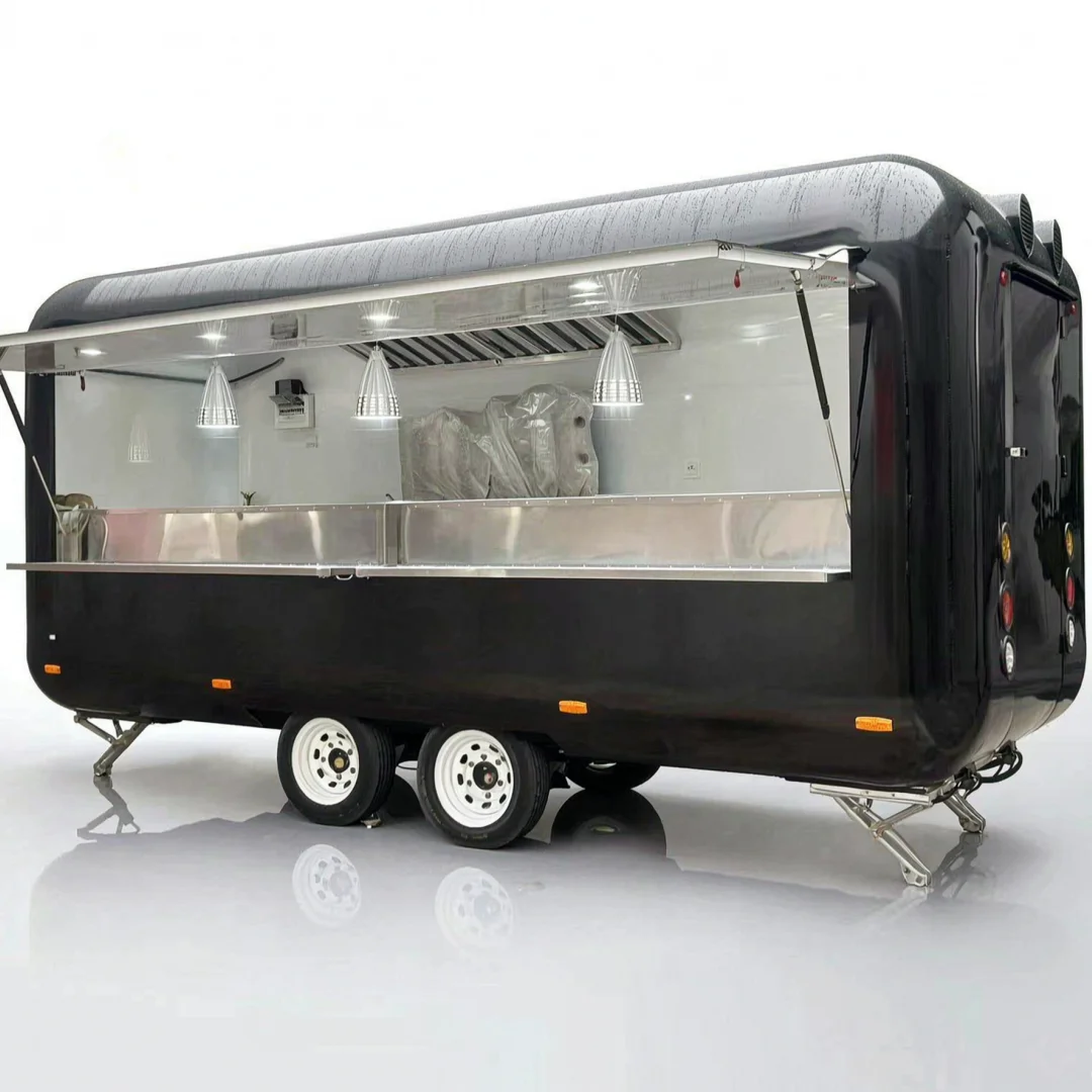 Mobile Cocktail Beer Juice Smoothie Bar Kebab Fast Food Trailer Fully Equipped Restaurant Ice Cream Coffee Truck for Sale