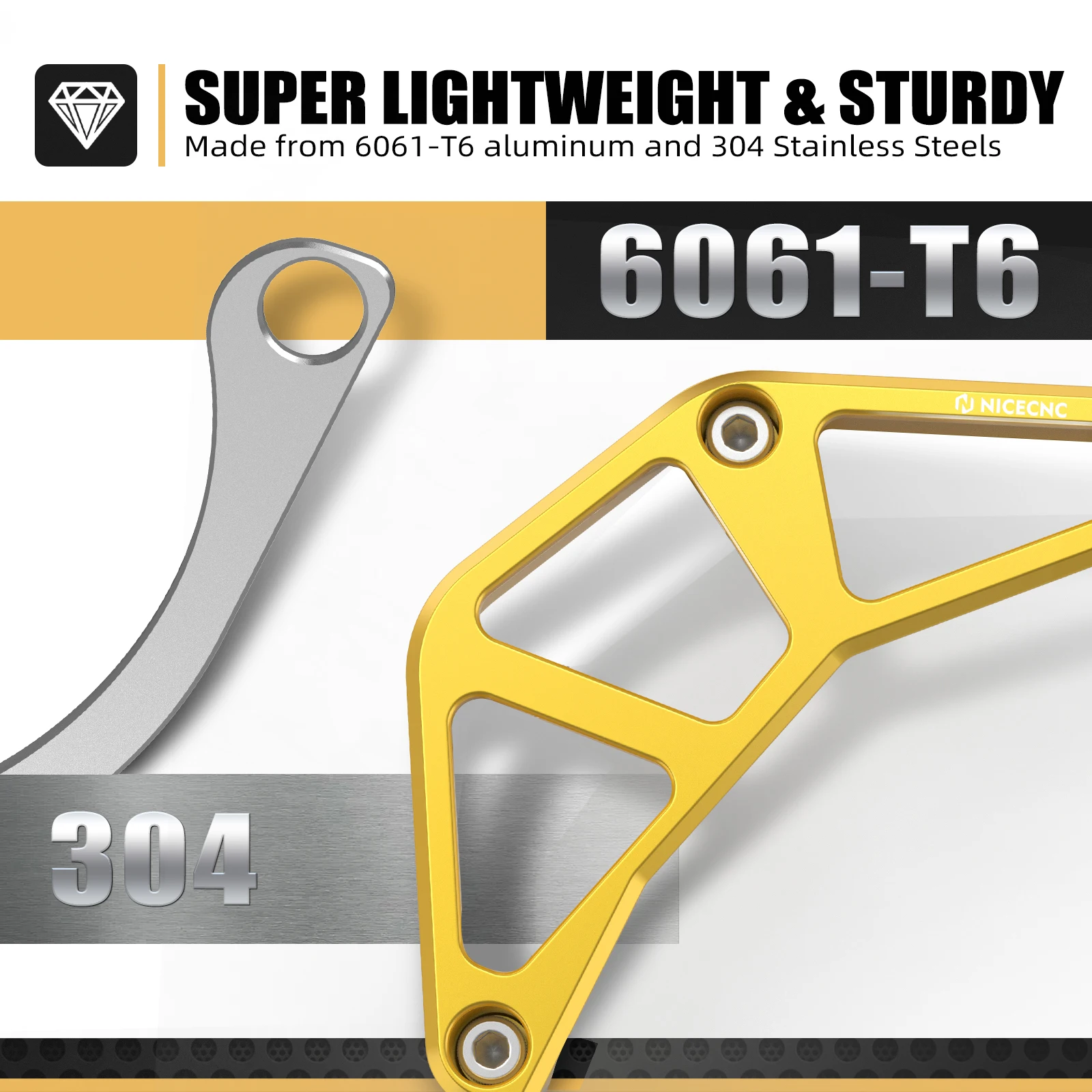 NICECNC لسوزوكي DR-Z 400S 400SM DRZ400S DRZ400SM 2000-2024 2023 2022 دراجة نارية الجبهة ضرس الحرس غطاء سلسلة حامي