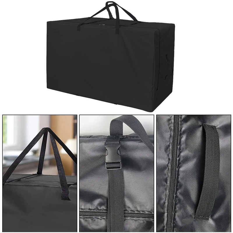 Folding Mattress Storage Bag 420D Waterproof Oxford Cloth Portable Large-capacity Quilt Clothes Dust-proof Storage Bag