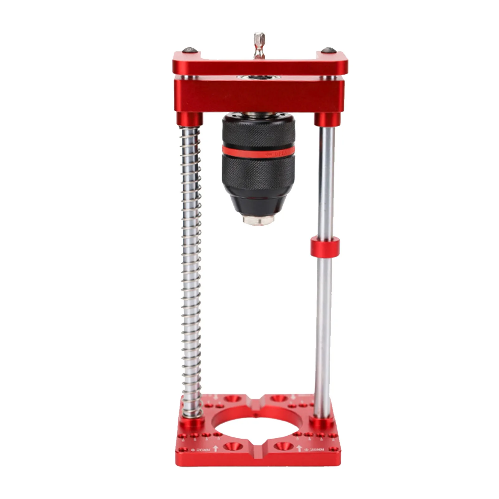 

Hand Electric Drill Holder Handheld Bench Drill Fixing Bracket 35mm Hinge Hole Locator for Woodworking