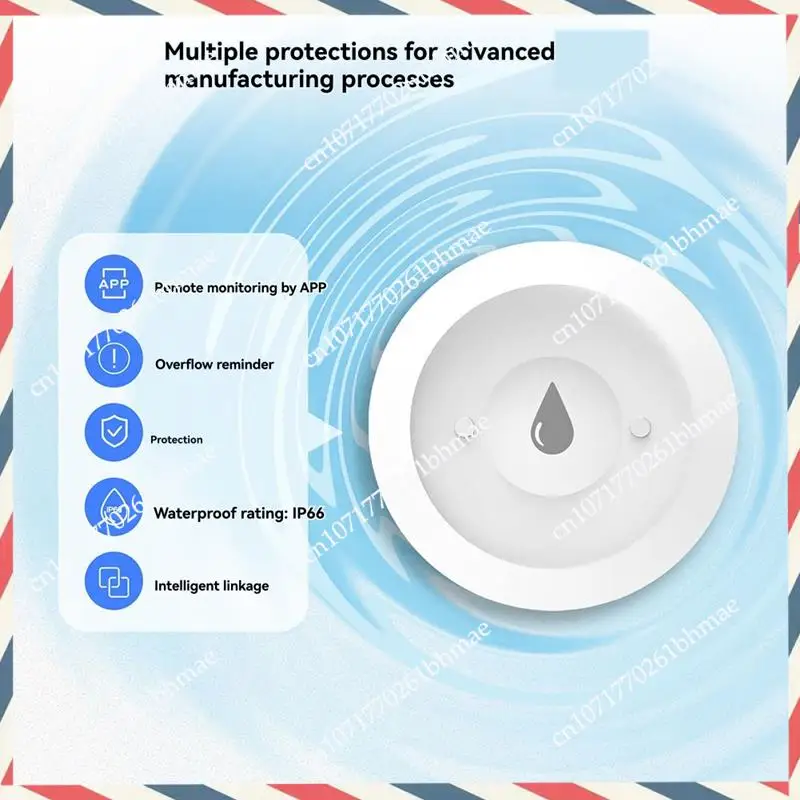 -Detector inteligente de fugas de agua y inundaciones A21Z, Sensor Tuya Zigbee con alerta de inmersión y monitoreo remoto a través de la aplicación Smart Life