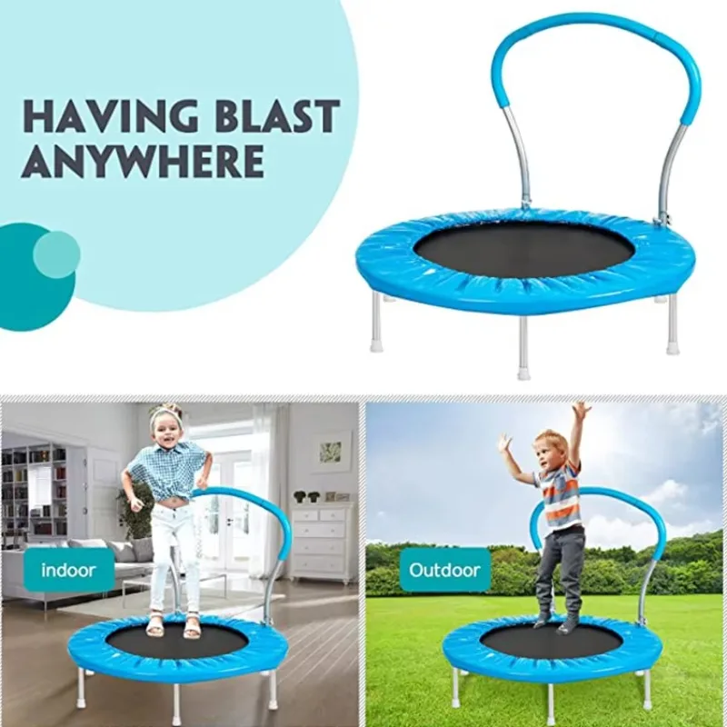 

Foldable Durable Mini Round Fitness Trampoline With Detachable Support Handle 2026