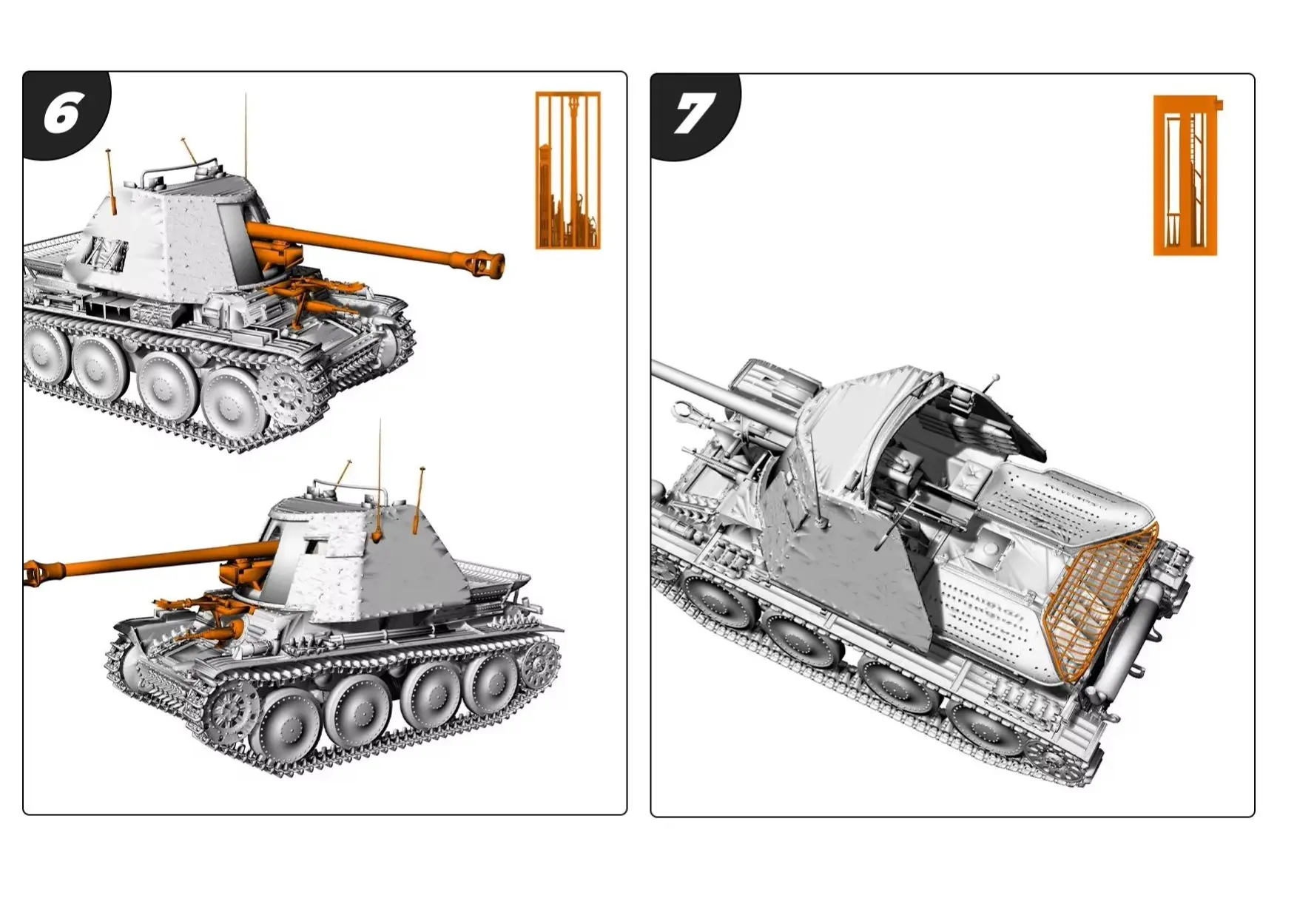 Kit de modèle militaire AOSHIMA 1/72 United States Marine Corps Aavp7A
