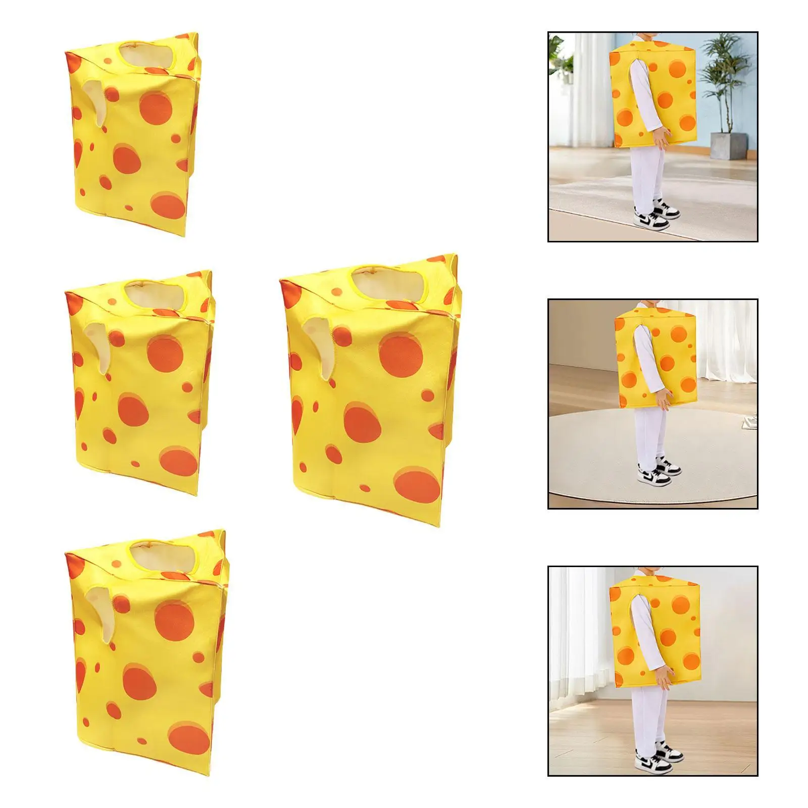 Ontbijtvoedselkostuum Grappige verkleedkleding voor festivalprestaties Jongens Meisjes