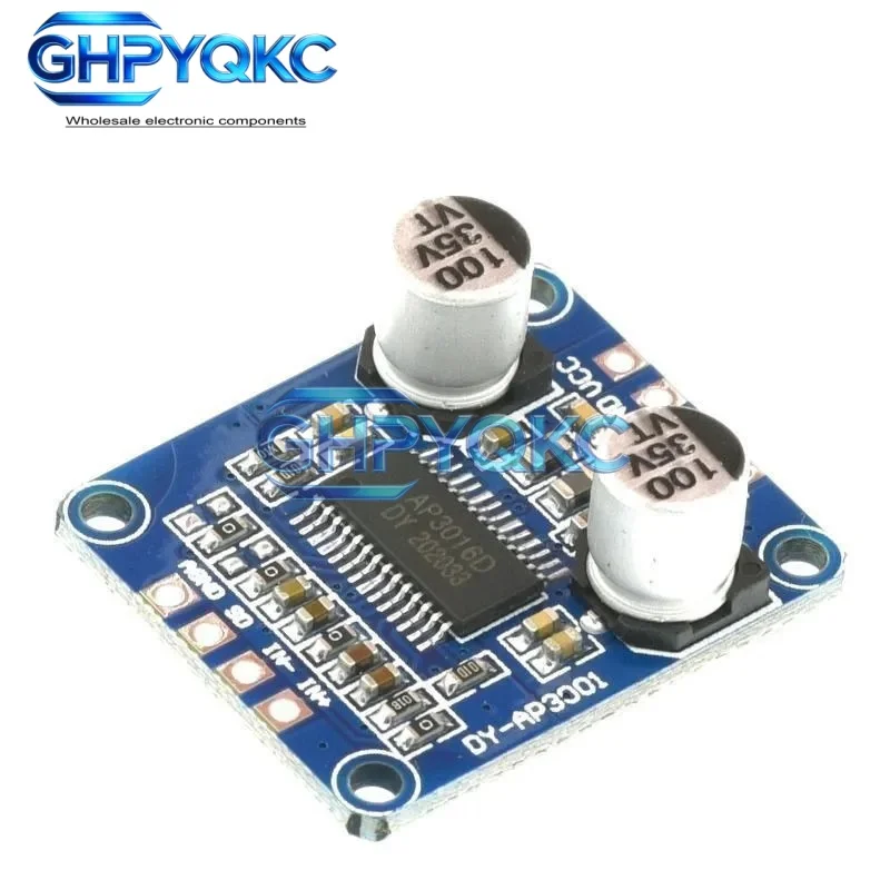 GHPYQKC High Power Digital Amplifier Module Mono Class D 4-8ohm DC 12V 24V 8V-24V For 10W 20W 30W-300W Speaker DY-AP3001