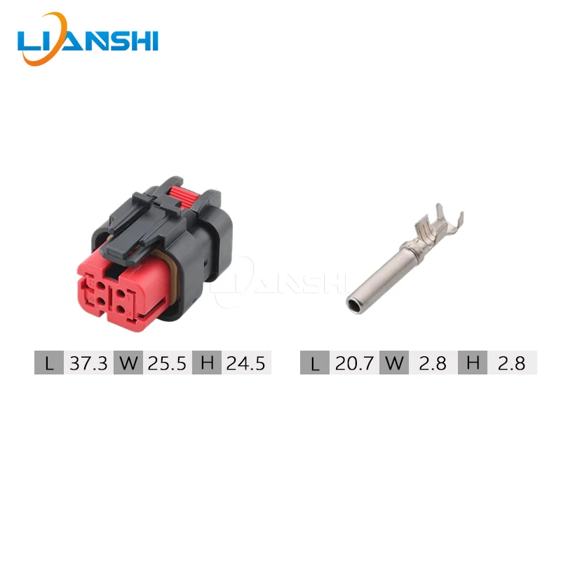 776487-1 Domestic for excavator wire harness connector plug TE type automotive waterproof connector 4-hole sheath with terminal