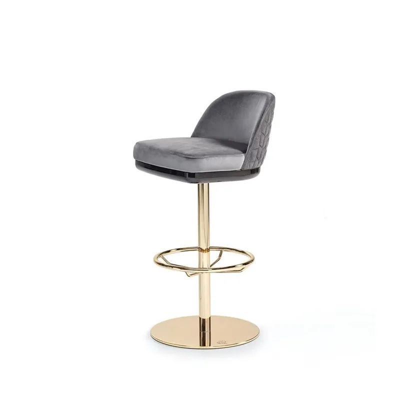 

vbLift & Swivel Bar Stool, Modern Light Luxury Stainless Steel for Jewelry Store Display, Home Bar Counter & Commercial Use*