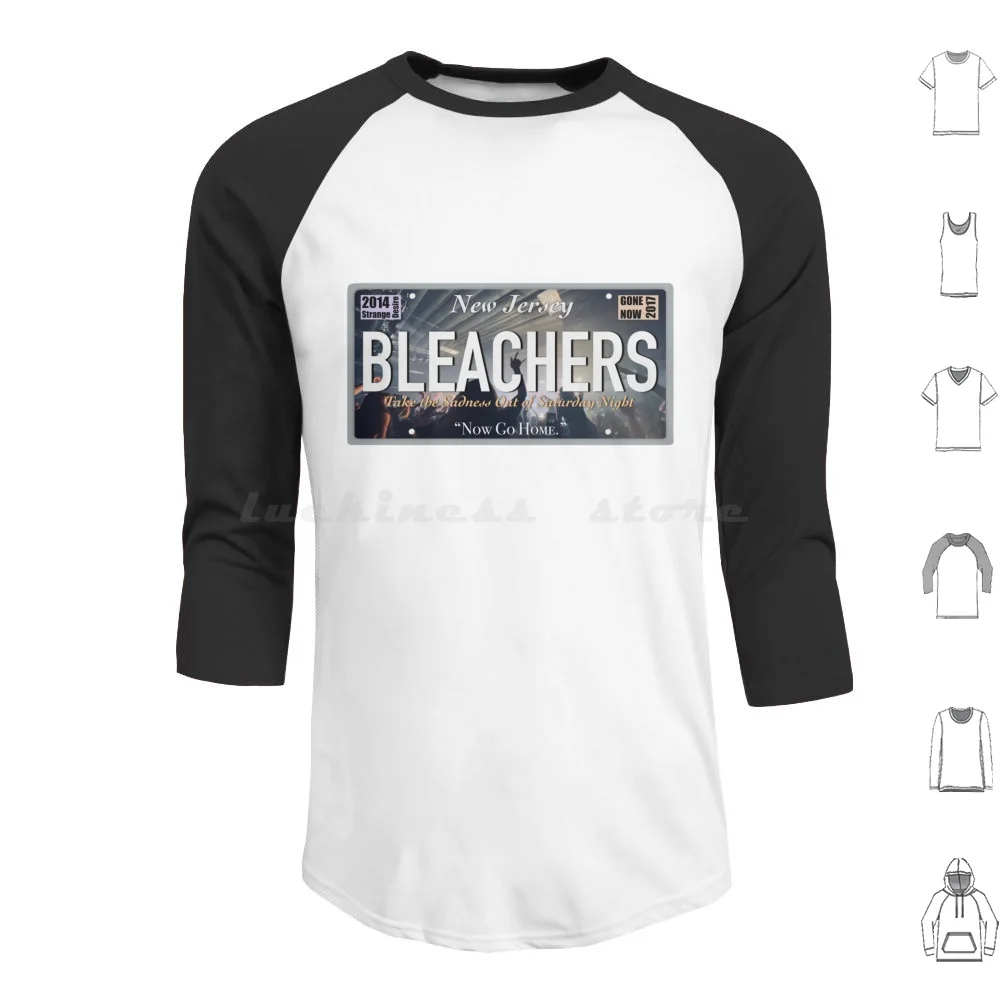 Bleachers License Plate Hoodie cotton Long Sleeve Bleachers Music Band Jack Antonoff Mikey Hutch Strange Desire Gone