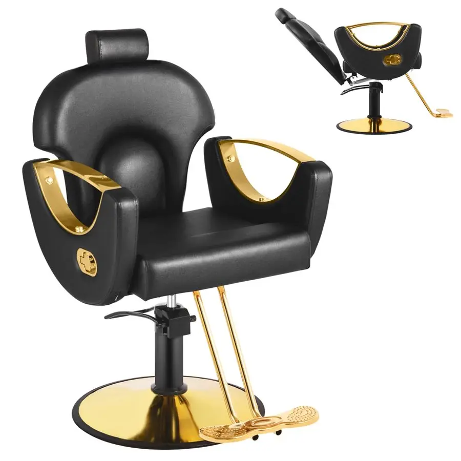 Salon Chair for Hair Stylist, Barber Chair with Heavy Duty Hydraulic Pump, Hair Salon Tattoo Braiding Chair Beauty Spa Equipment