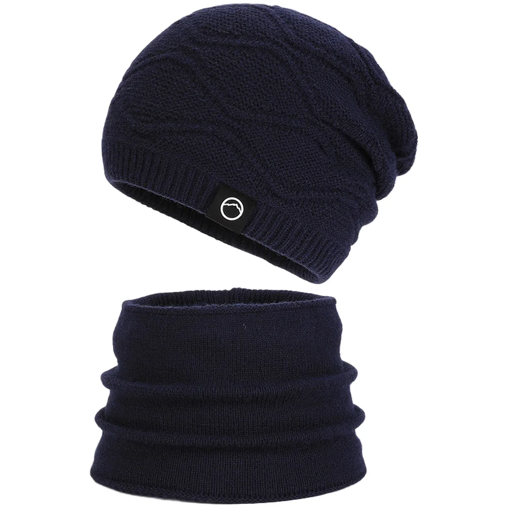 Outdoor Winter Hat and Scarf Combination for Women with Fleece Interior and Wind Resistant Construction Outdoor