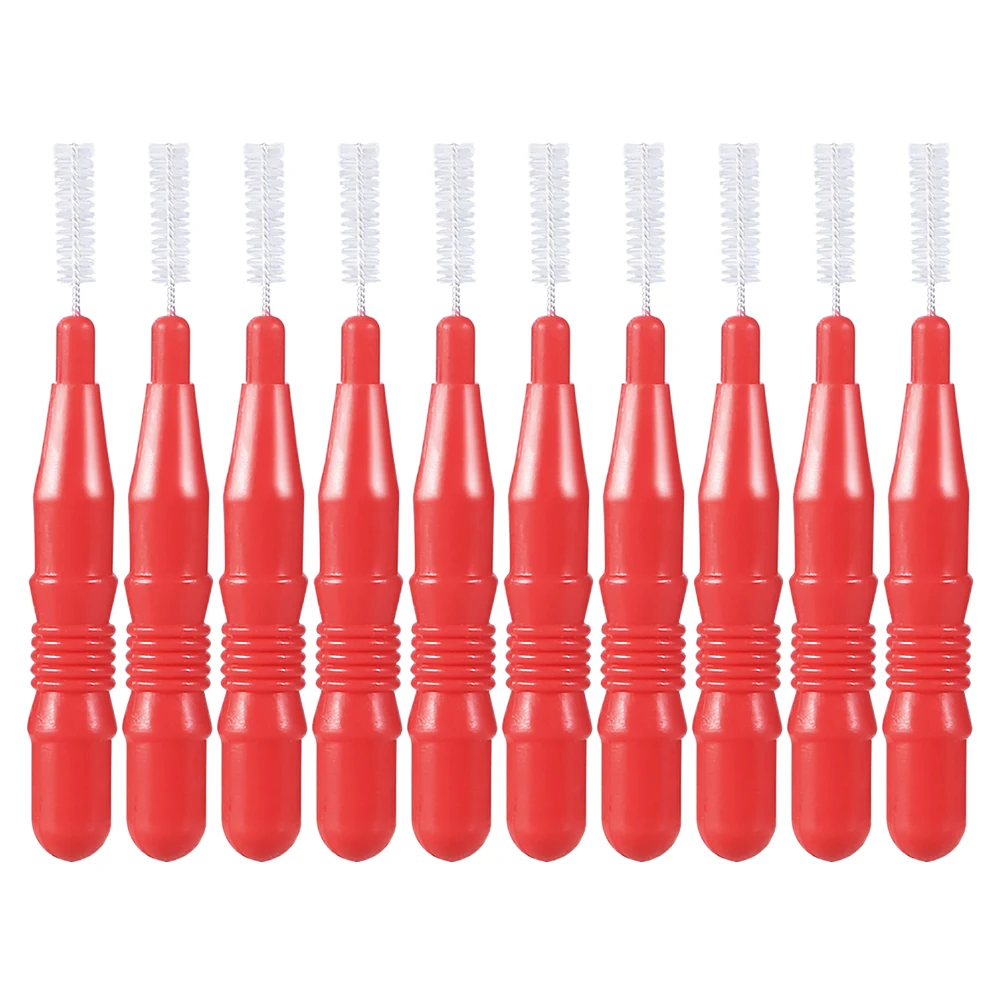 50 ชิ้นทําความสะอาดแปรงซอกฟันแปรงสีฟันอุปกรณ์เสริมการดูแลช่องปากไหมขัดฟันพลาสติกเครื่องมือทําความสะอาดฟันอุปกรณ์เสริมอุปกรณ์