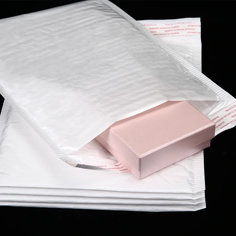 50 Pieces of White Foam Envelope Bag 13*23cm Size Mailing Padded Shipping Envelope with Bubble Mailing Book Bag
