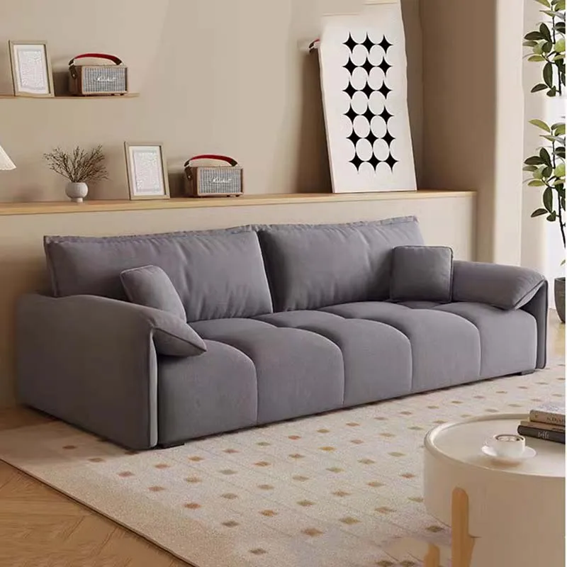 

Large Fancy Living Room Sofas Relaxing Lounge European Nordic Lazy Sofa Recliner Modern Floor Wood Divani Da Soggiorno Furniture