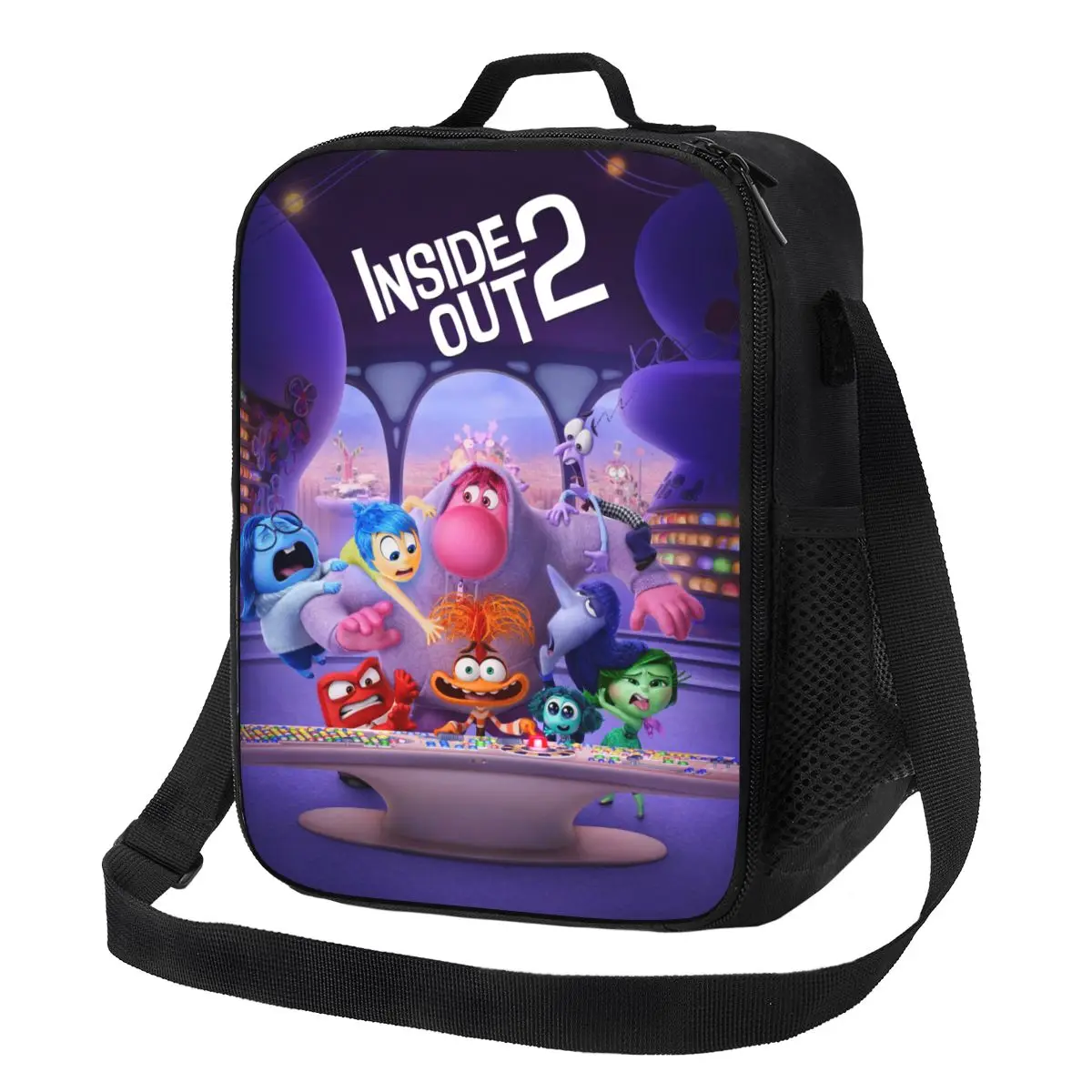 Custom Animated Inside Out Resuable Lunch Box Women Multifunction Cartoon Thermal Cooler Food Insulated Lunch Bag Office Work