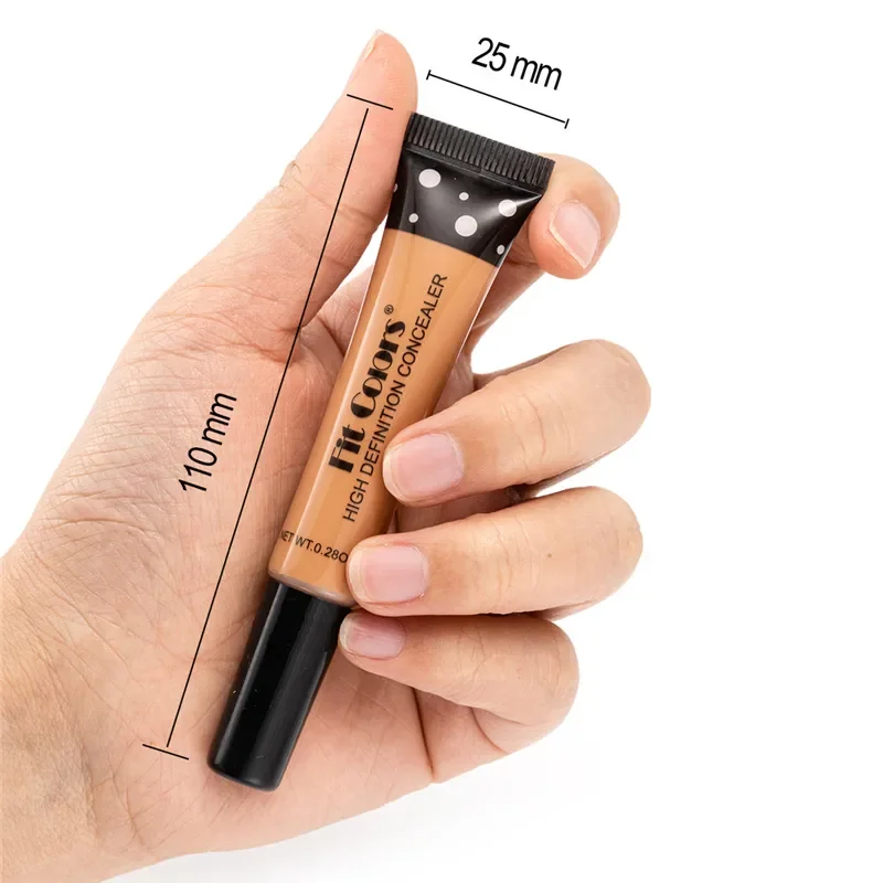 Corrector líquido de cobertura completa, base de crema BB permeable al aire, brillo Natural, maquillaje, ojeras, cosméticos, 8 colores