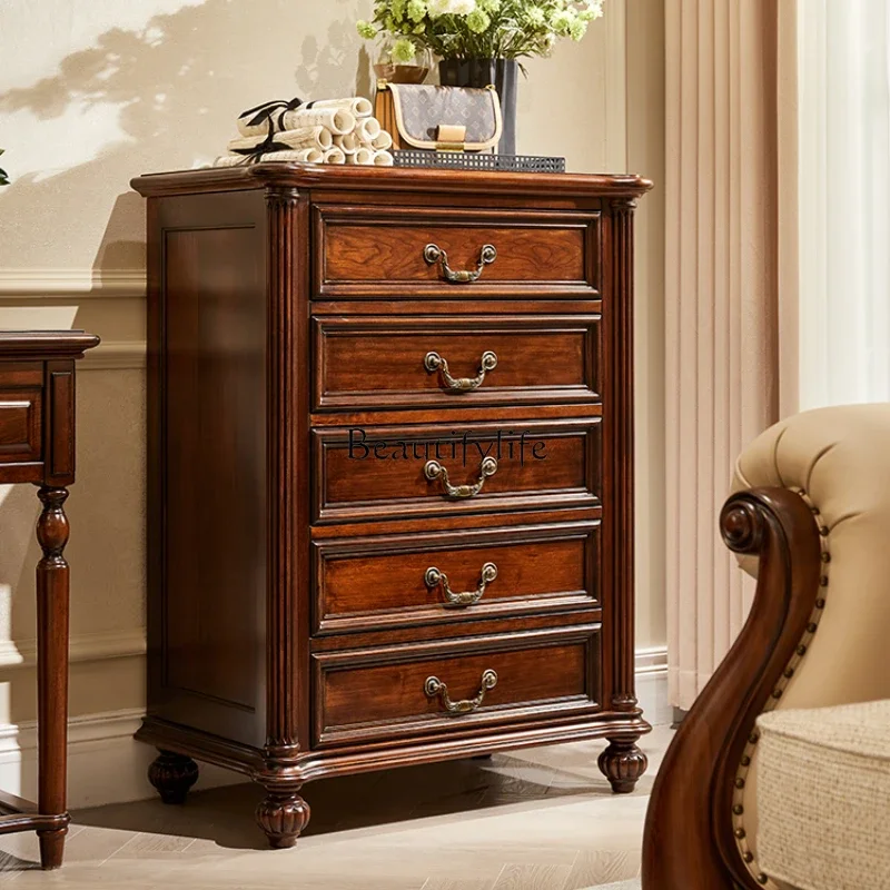 

FG26American chest of drawers All solid wood North American cherry wood chest of drawers