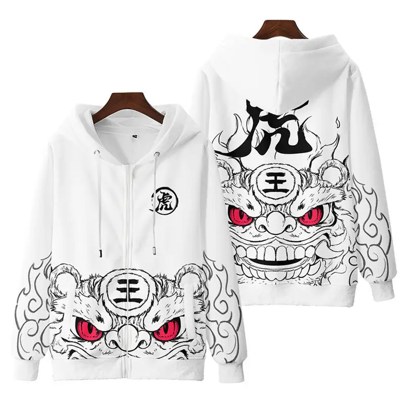 Sudadera con capucha para hombre y mujer, ropa con estampado 3D del Año Nuevo del tigre, estilo Harajuku, otoño e invierno, 2022