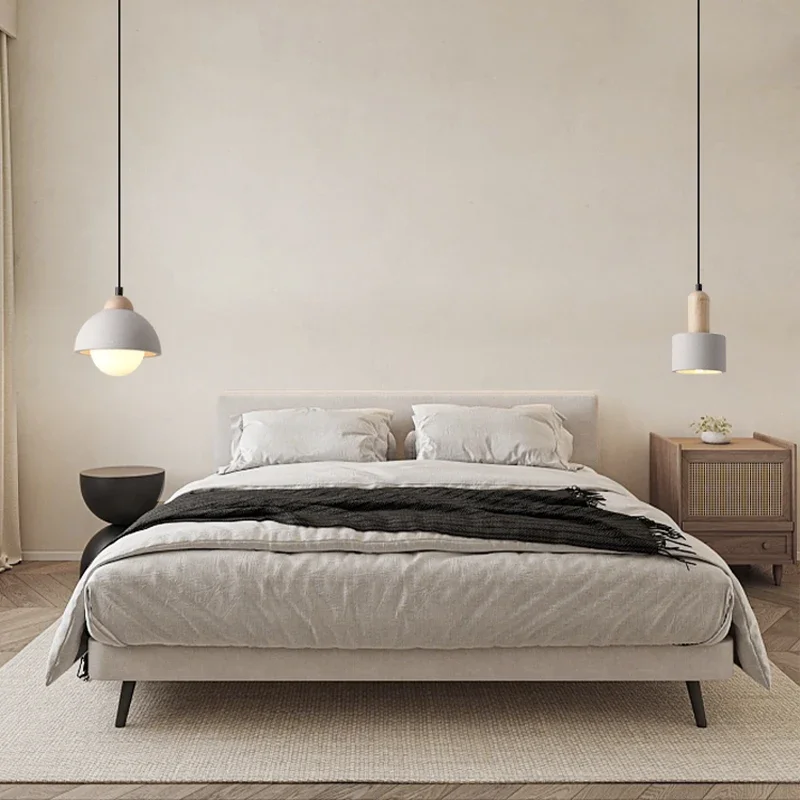 Wabi-sabi bedroom bedside chandelier Nordic simple modern entrance restaurant bar creative cement small ceiling light