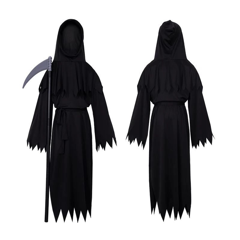 Halloween criança grito ghostface traje vestir-se morte assustador cosplay traje olhos do diabo halloween roupas infantis