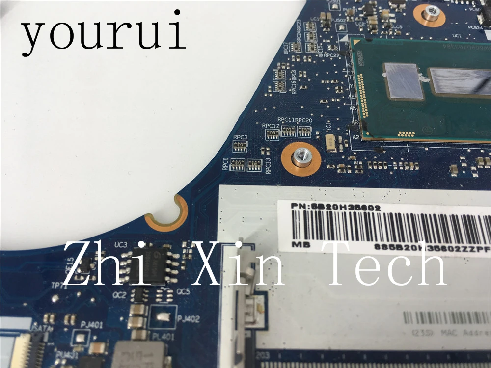 yourui Laptop Motherboard For Lenovo Yoga 3  14 Motherboard With i7-5500u Processor BTUU1 NM-A381 Test ALL functions 100%