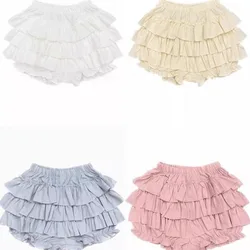 Lace Pink Pumpkin Pants Puffy Half Cake Skirt Pants Lolita Mini Skirt Girls Shorts Y2k Korean Fashion Clothing Designer Luxury