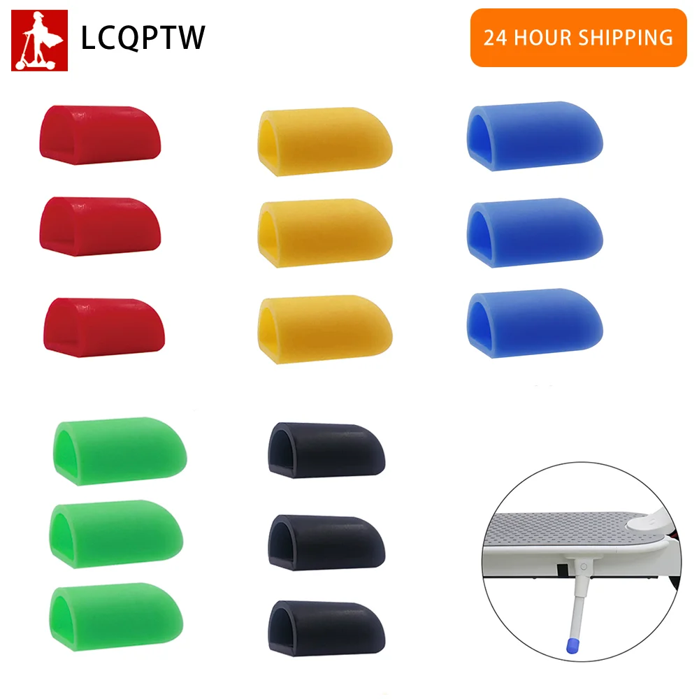 

3PCS Silicone Support Foot Stand Cover Sleeve Non-slip Protective Case for Electric Scooter Xiaomi M365 Pro/Pro2 Ninebot ES2 ES4