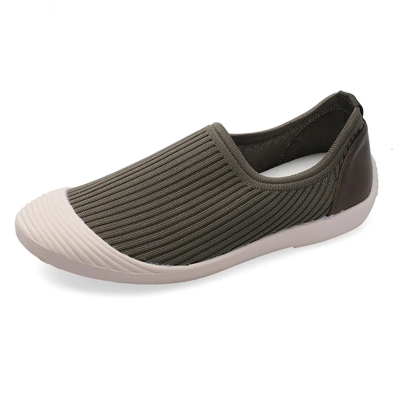 Zapatos informales planos y transpirables para mujer, zapatillas vulcanizadas informales de malla, zapatos diarios que combinan con todo, nuevos