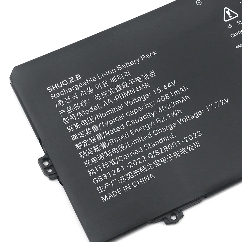 بطارية بديلة بسعة 4023 مللي أمبير في الساعة لهاتف سامسونج جالاكسي بوك برو 360 13 NP930QDB/QED/AA-PBMN4MR شرائح أصلية #2