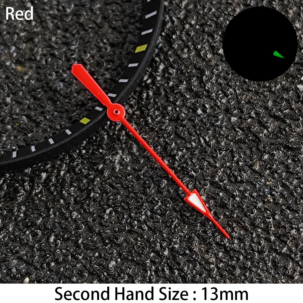 Uhrzeiger 13mm Sekundenzeiger Passend für NH35 NH36 Uhrwerk NH35 Zeiger Ersatz-Uhrenzubehör für Herren – Detail 5