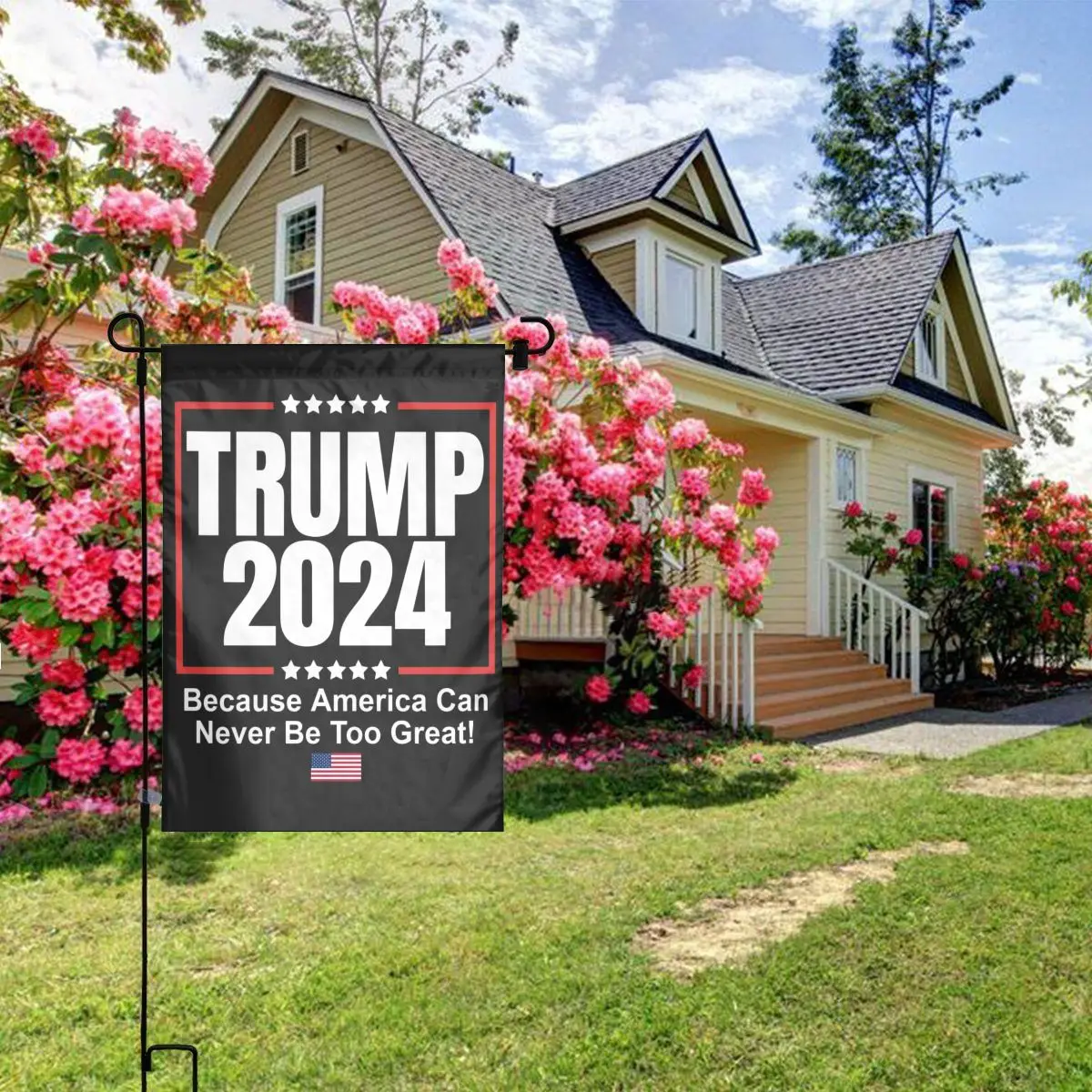 Custom Trump 2024 Garden Flag Vertical Double Sided Yard Flags Outside Decoration 12x18 inch