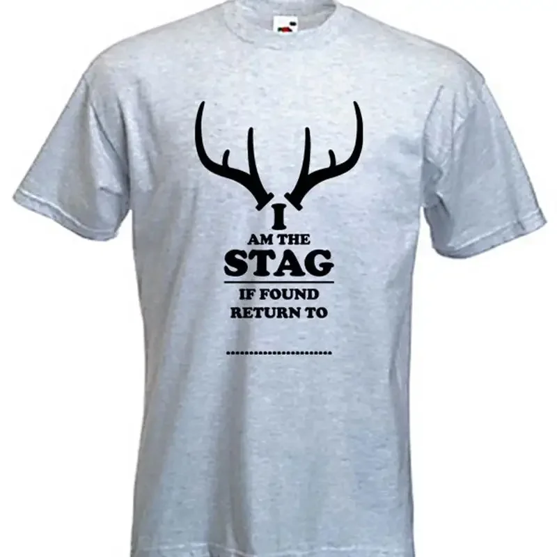I Am The Stag T Shirt Funny Party Do Wedding Choice Of 9 Colours