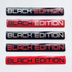 Logotipo de aluminio 3D, emblema de edición negra, calcomanía para coche, pegatina para BMW, Audi, Mercedes, VW, Toyota, Honda, Nissan, KIA, accesorios