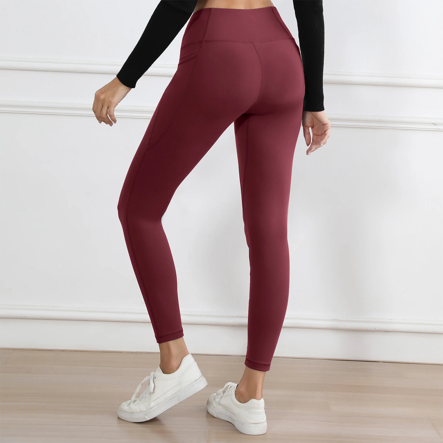 Poches Fitness Leggings de Sport femmes maigre Stretch automne Sport Leggings femmes décontracté Mallas mode extérieur pantalon