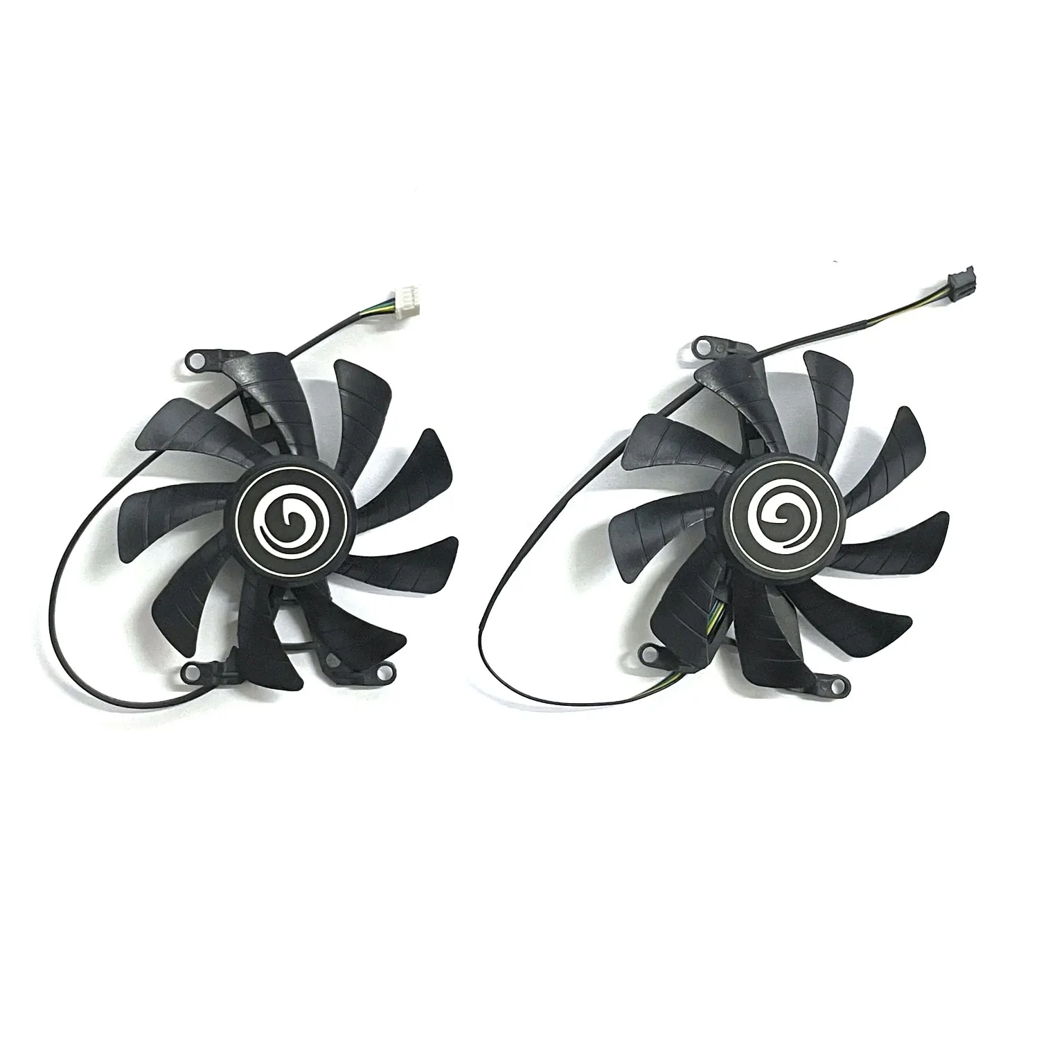 

For Galaxy RTX3050 3060 3060TI Snapdragon graphics cooling fan 2pcs 4pin FY09015M12LPA 85mm RTX3060TI GPU cooling fan