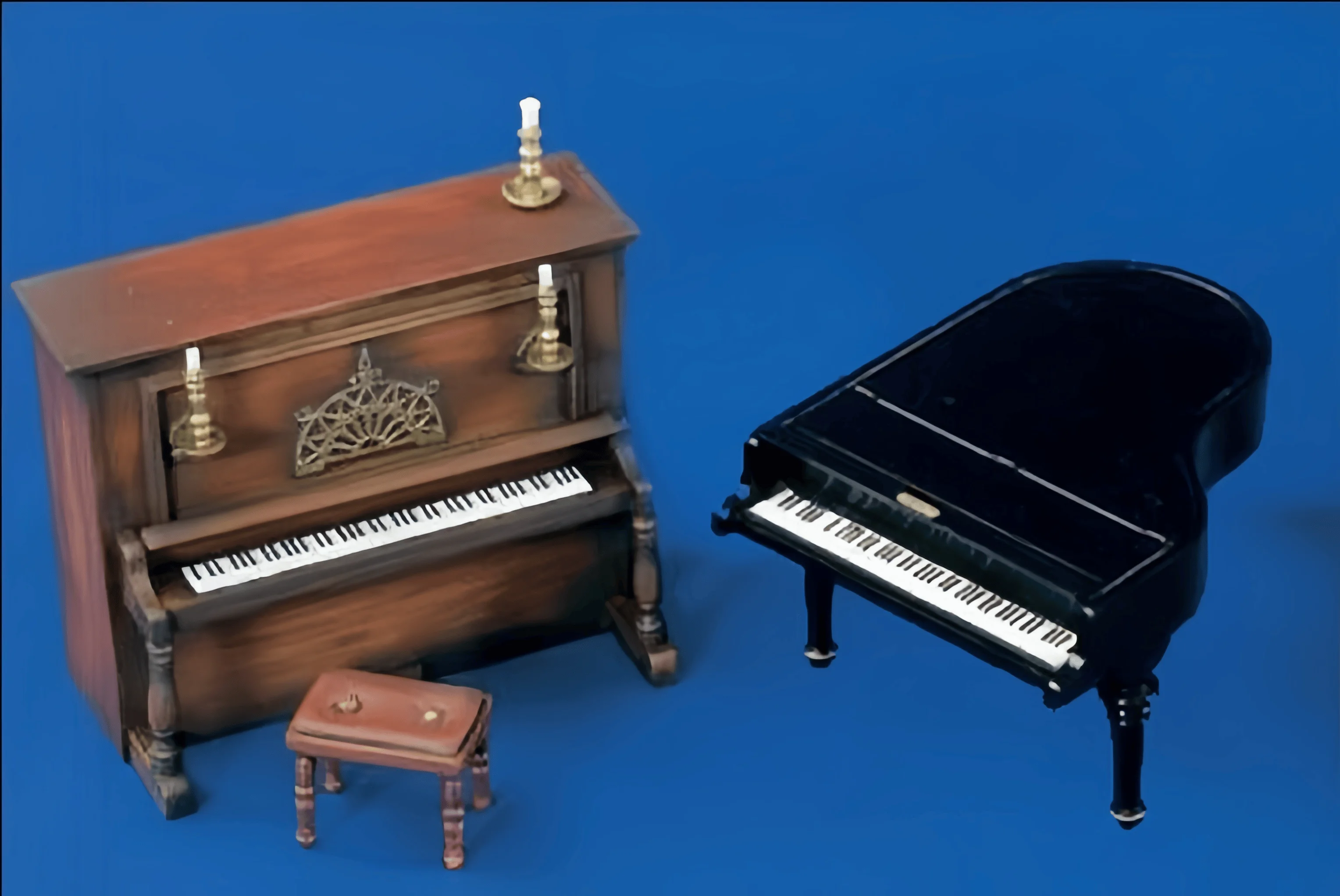 

1/35 Casting Resin Model Assembly Kit, GK， Resin Scene Furniture, Piano Model Toy, Unpainted