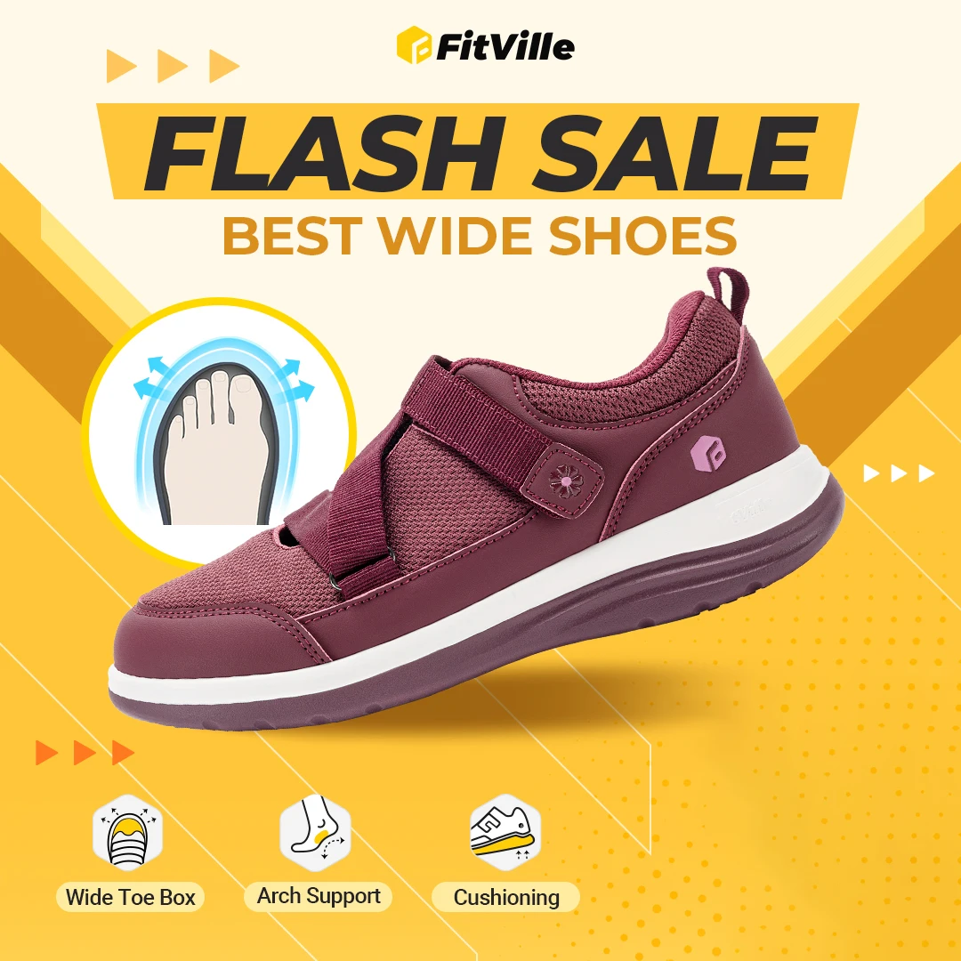 

Extra Wide Diabetic Shoes For Women Mary Jane Flats Comfortable Adjustable Strap For Swollen Feet Neuropathy Foot Pain Relief