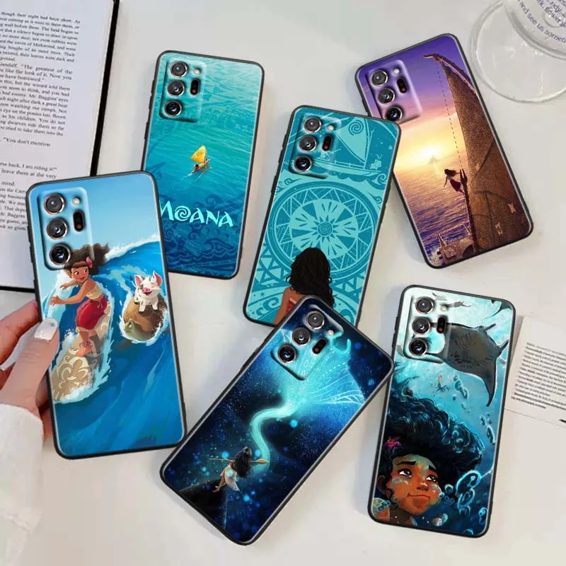 

Disney Moana Ocean film For Samsung A42 A41 A35 A34 A33 A32 A25 A24 A23 A21s A04 A03 Note 20 Ultra 5G Black Phone Case