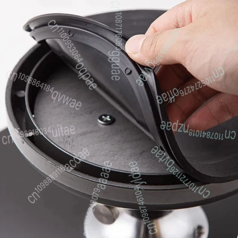 حامل تثليج دوار شديد التحمل مع قاعدة قفل لصقيع وتزيين وخبز - قرص دوار للكيك التجاري