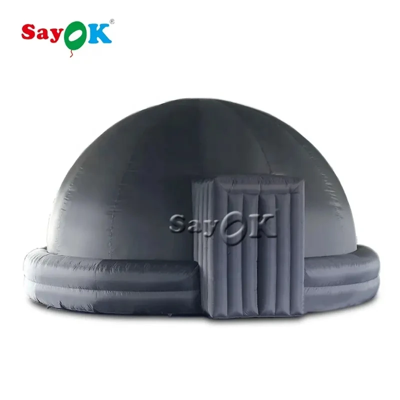 Inflatable Planetarium Projection Dome Tent Inflatable Dome Tent With Air Blower Pvc Floor Mat For School Cinema Education