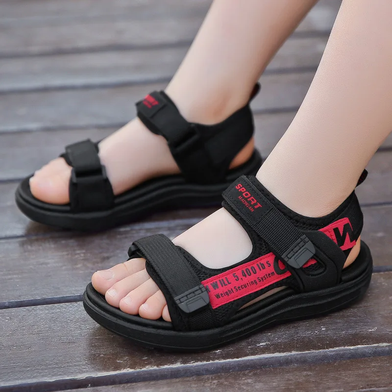 

New Kids Sports Shoes Fashion Gril Solid Beach Sandals Trendy Boys Shoes Kids Boys Summer Sandals Children's Comfortable Sandals