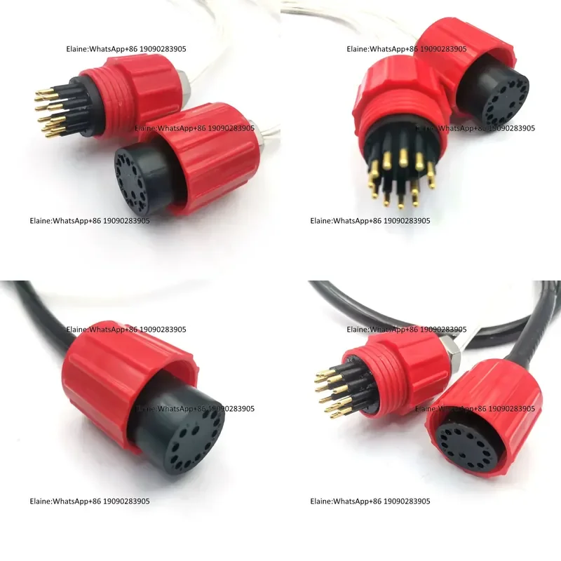 Underwater Connector MCBH12M-MCIL12F Male/Female Stainless Steel Deep-sea SUBCONN Cable Plug ROV WaterproofWaterproof