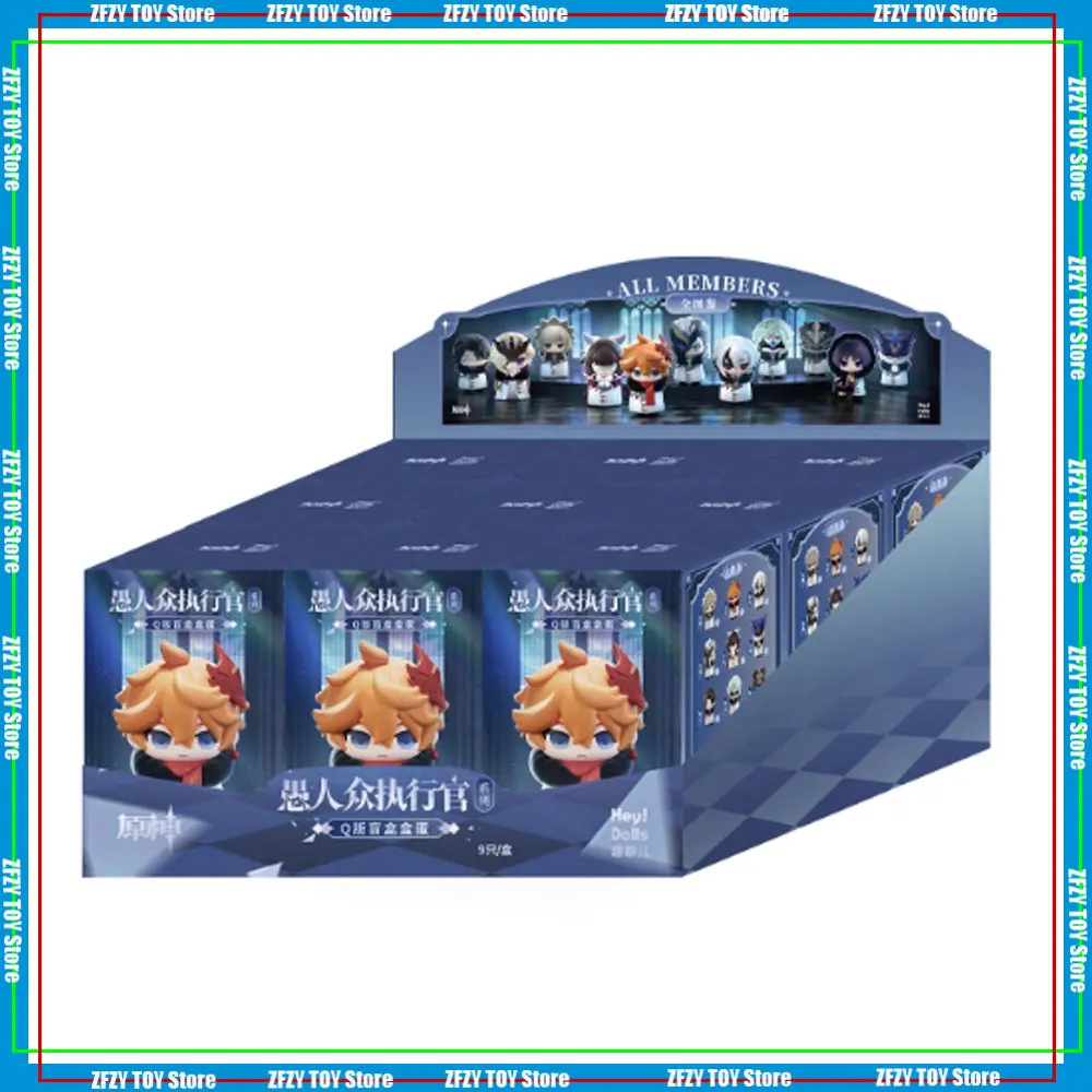 Mihoyo Suplay Genshin Fatui Harbinger Blind Box Mihoyo Game Anime Figuur Collectibles Merchandise Mystery Box Geschenken Ornamenten