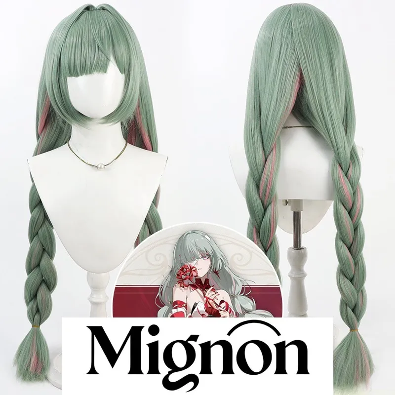 วิกผมคอสเพลย์วูเธอริงเวฟส์ ฟรอโลวา หมวกคลุมศีรษะแบบหนาสไตล์คอร์นซิลค์