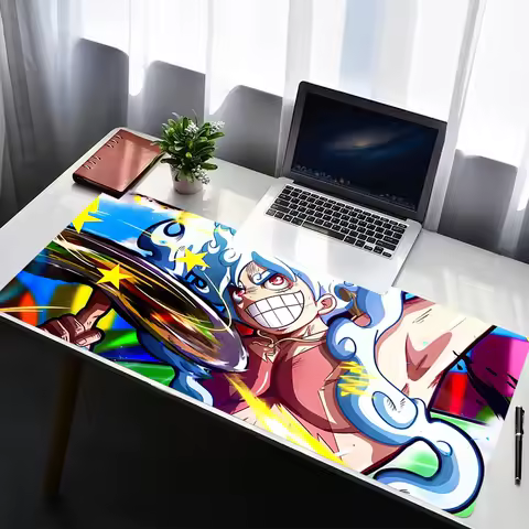 Mouse Pad PC Accessories Non Slip Rubber HD One Piece Luffy Mousepad Laptop Gamer Keyboard Pad Office Computer Gaming Mouse Mat