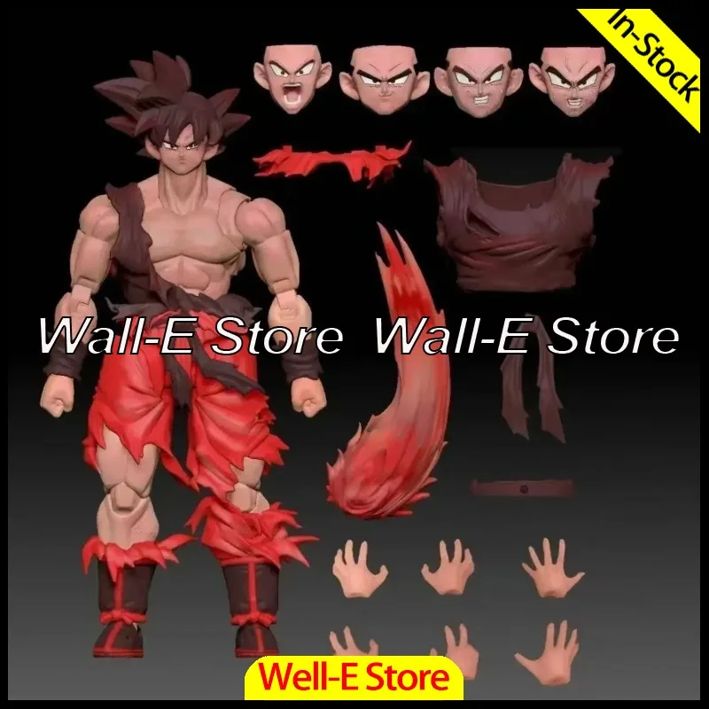 In Stock NEW E&C Dragon Ball Z Goku Kaiouken Figure Super Saiyan Son Goku Action Figure PVC Collection Model Toys Gifts view 4