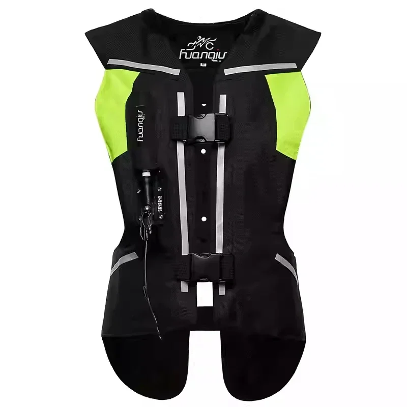 Motorcycle Airbag Protective Vest Anti-Fall Anti-Tear Equestrian Inflatable Vest Safety Riding Comfort Reflective Balloon Suit