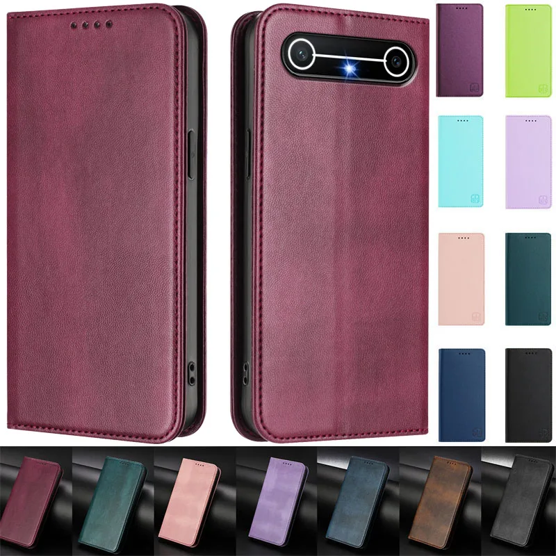 

High-quality Fundas Spark Slim Magnetic Case For Tecno Spark Slim Leather Flip Stand Wallet Case For Tecno Spark Slim Phone Back